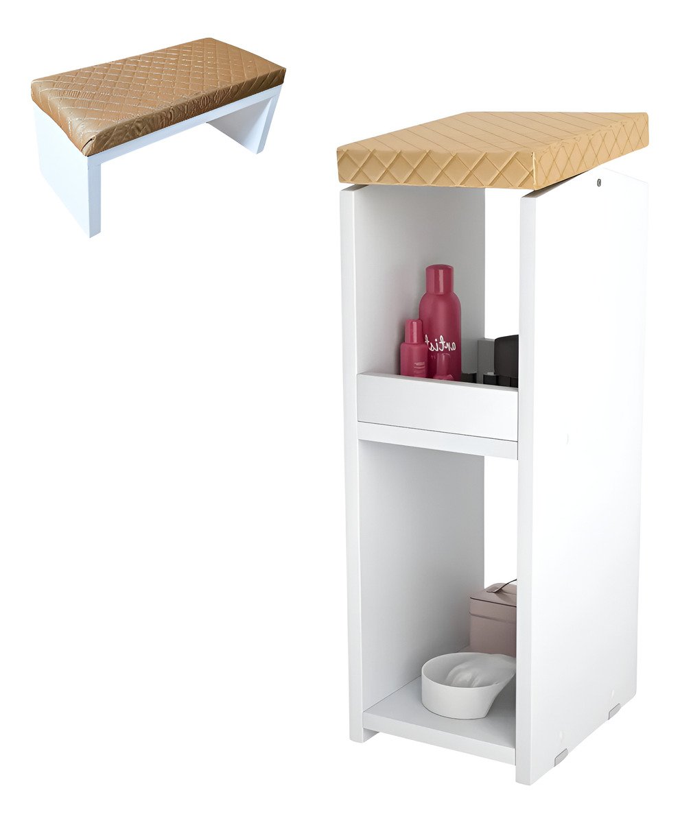 Organizador Apoio De Pé / Perna + Apoio De Mão Para Manicure - Imagem 11