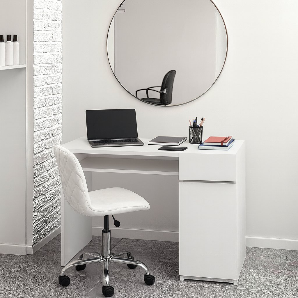 Escrivaninha Mesa De Estudos Compacta  Home Office