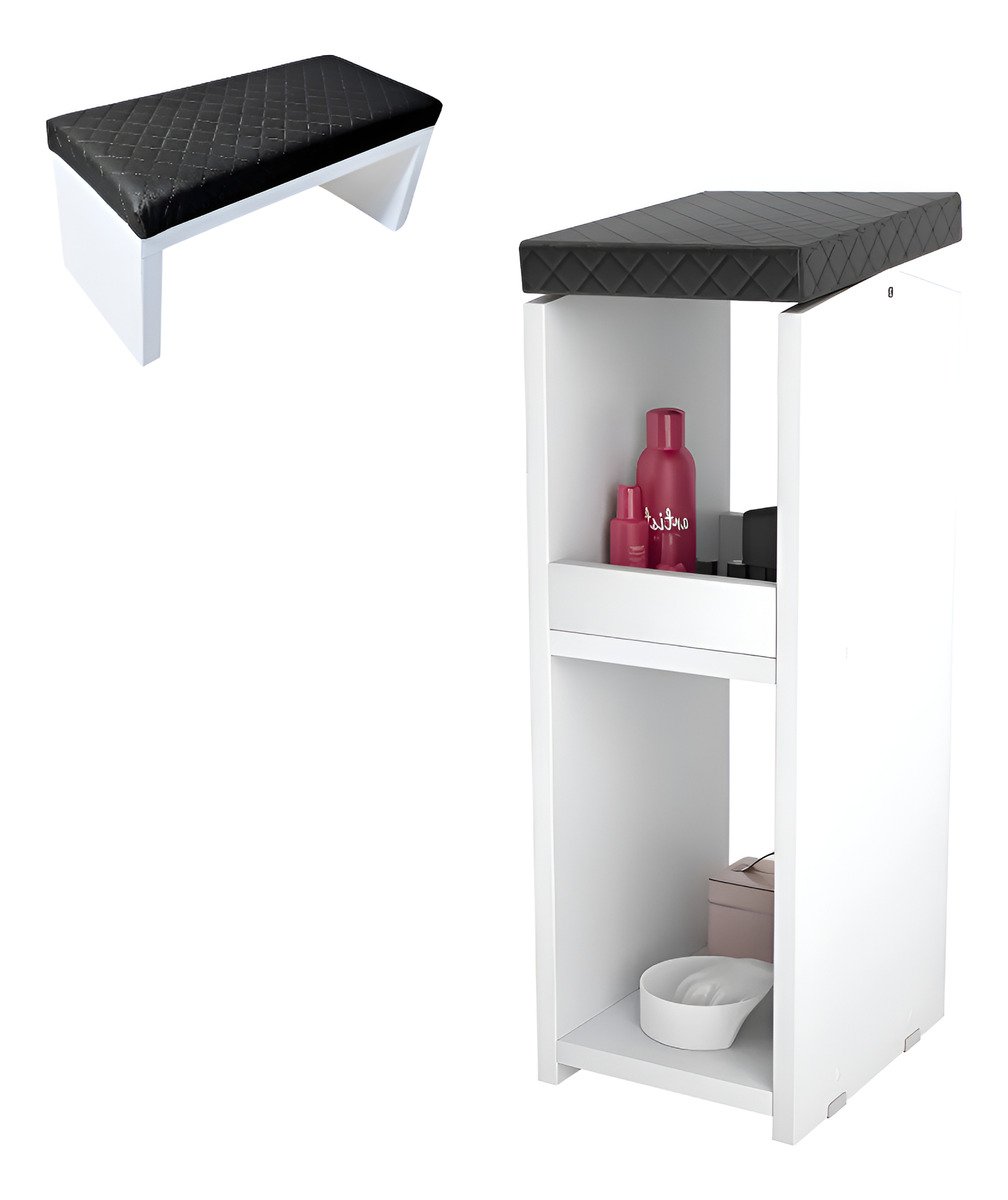 Organizador Apoio De Pé / Perna + Apoio De Mão Para Manicure
