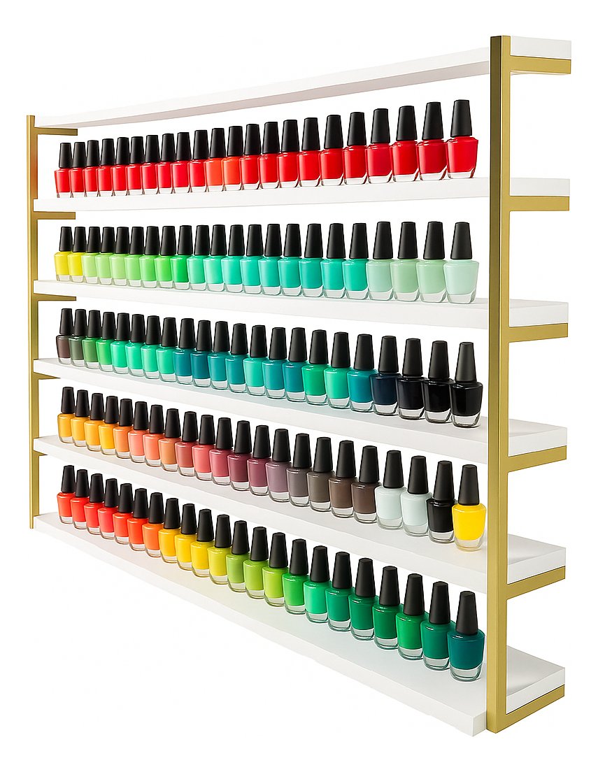 Prateleira Fr Móveis 350 Esmaltes 64x90 Cm - Cores Variadas